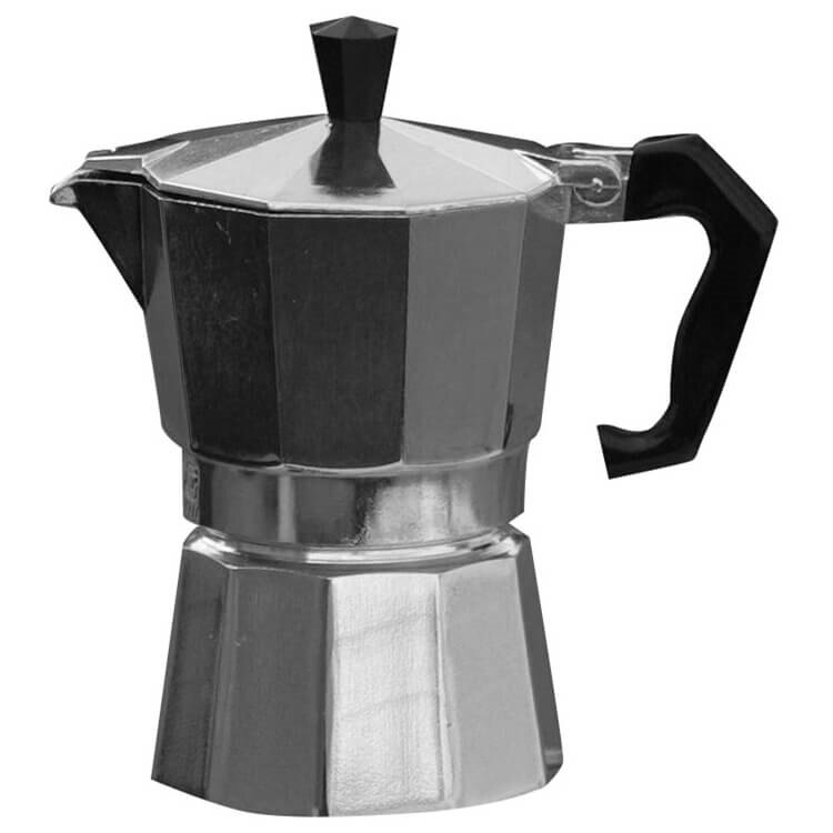 Levně Hliníková Moka konvice Espresso Origin Outdoors® – Stříbrná