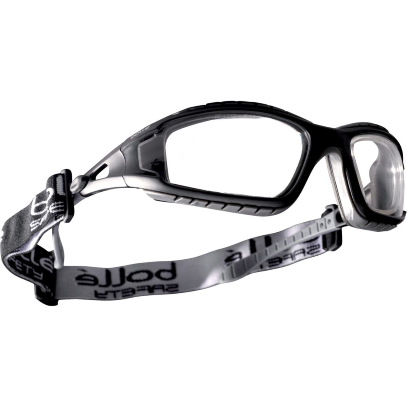 Levně Ochranné brýle Tracker Bollé® – Čiré, Černá
