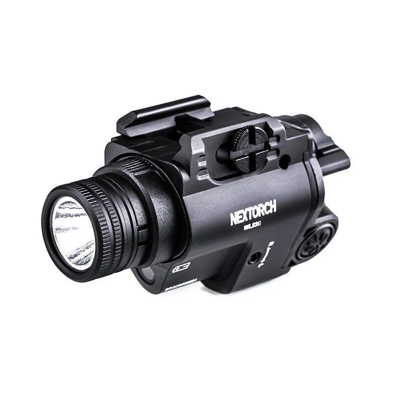 Levně Pistolová LED svítilna WL23G / zelený laser NexTorch®