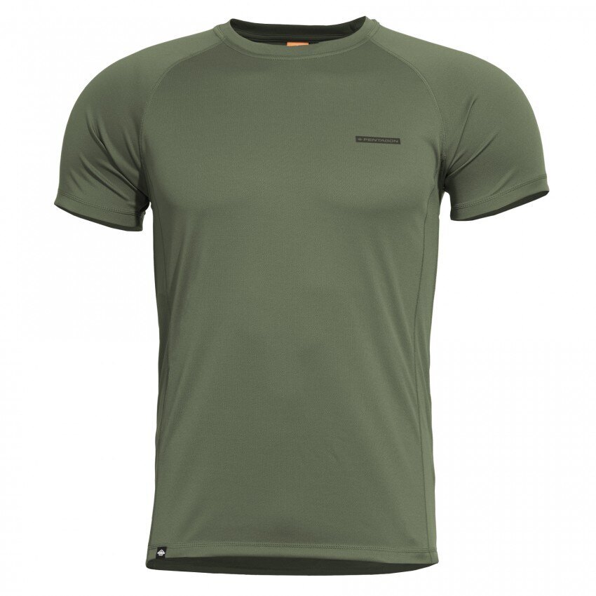 Levně Funkční tričko Body Shock Activity Pentagon® – Olive Green