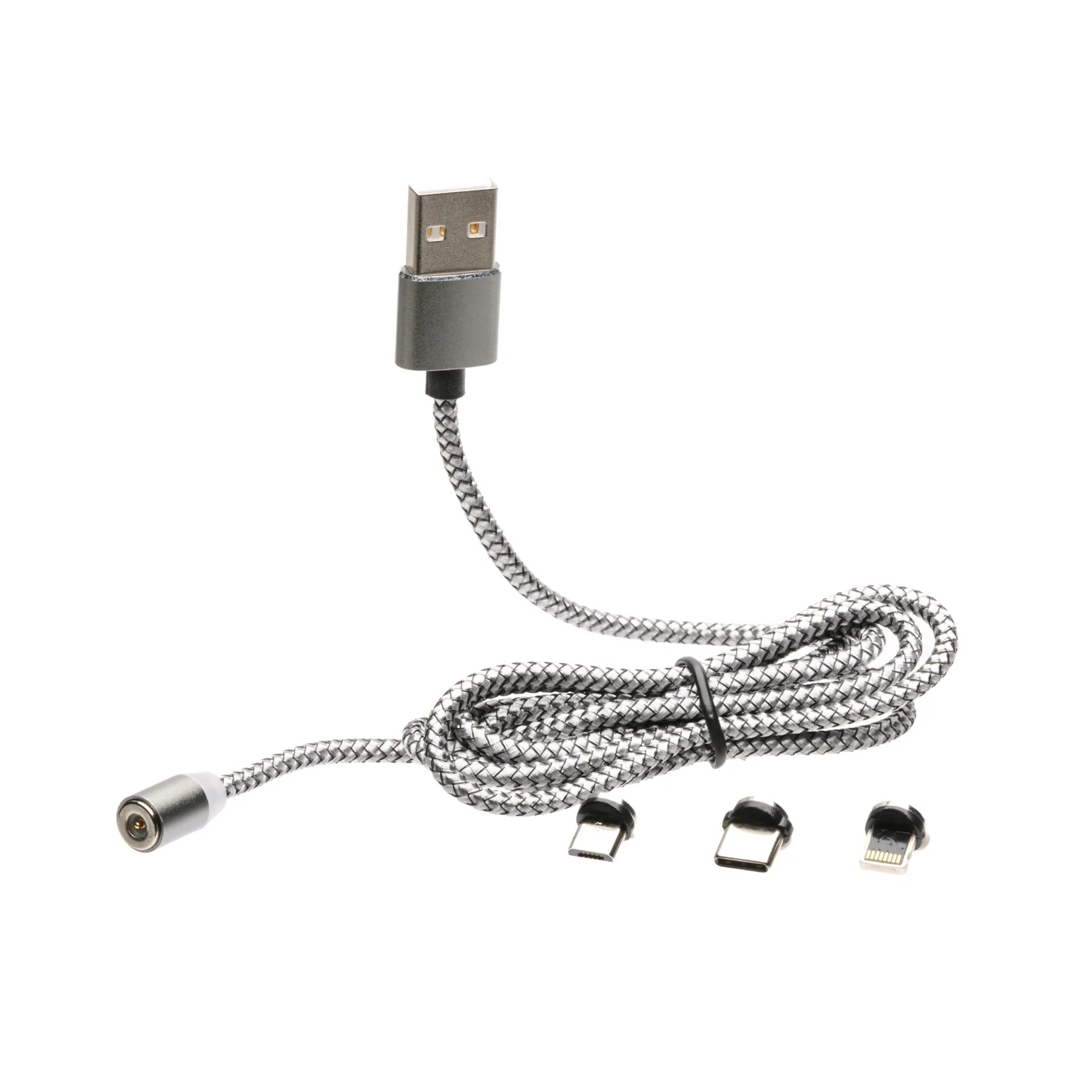 Levně Magnetický USB kabel 3v1 Powertac®