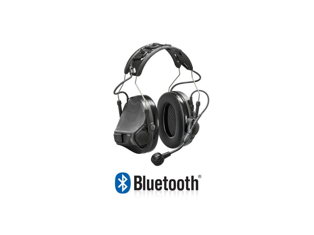 Levně Modulární náhlavní souprava s Bluetooth ComTac VII 3M® PELTOR® – Šedá