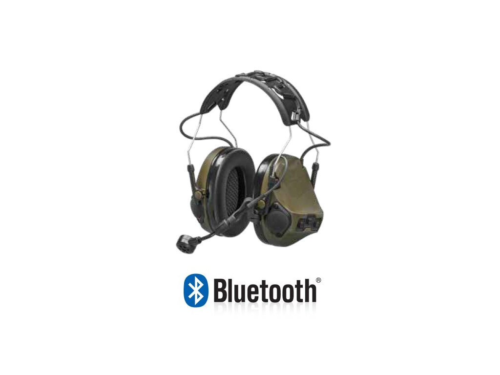 Levně Modulární náhlavní souprava s Bluetooth ComTac VII 3M® PELTOR® – Zelená