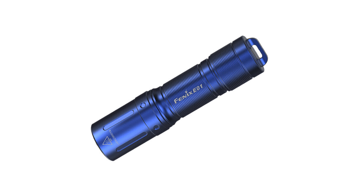 Levně Kapesní svítilna E01 V2.0 / 100 lm Fenix® – Modrá