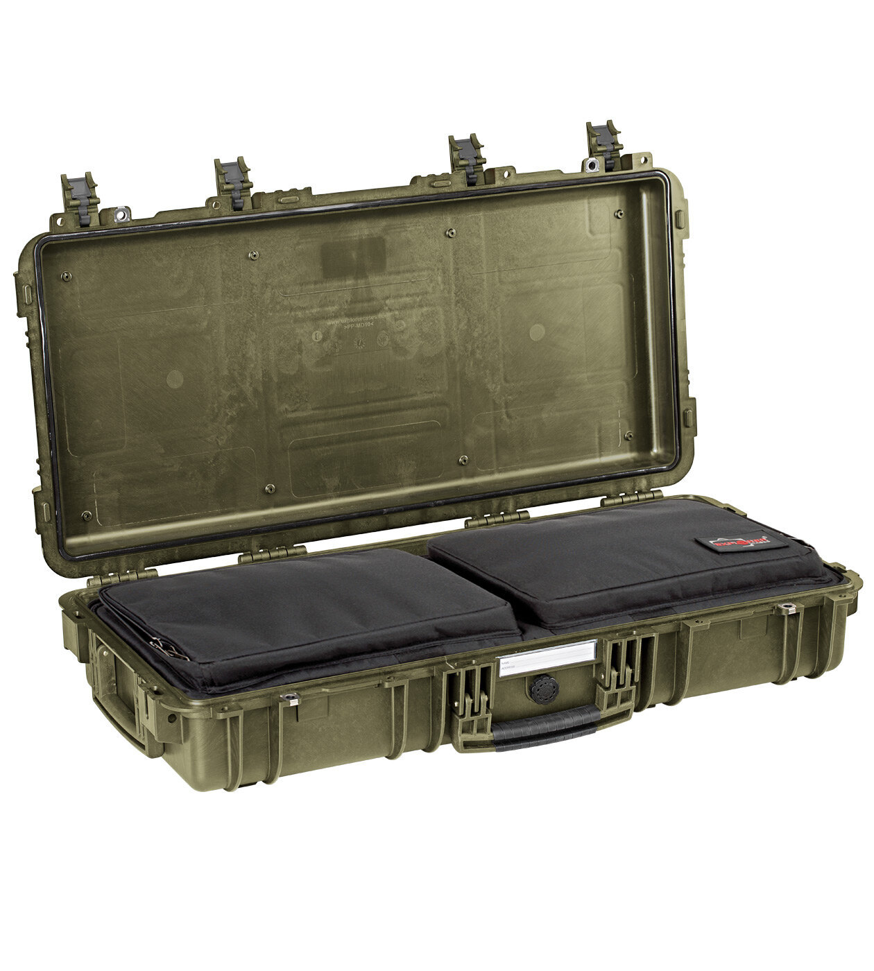 Levně Odolný vodotěsný kufr 7814 Explorer Cases® / s pouzdrem – Zelená