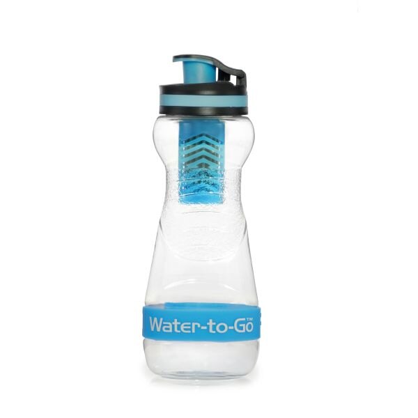 Levně Lahev s filtrem Water-to-Go™ GO! 50 cl - modrá