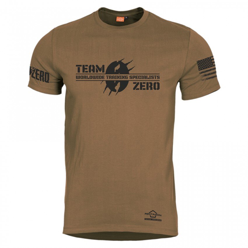 Levně Pánské tričko Zero Edition Pentagon® – Coyote