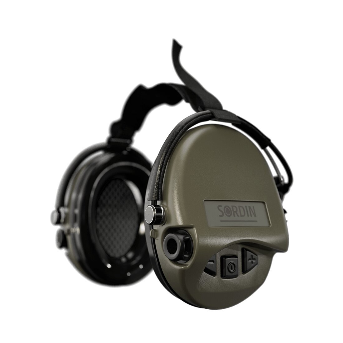 Levně Elektronické chrániče sluchu Supreme Mil-Spec AUX Neckband Sordin® – Zelená