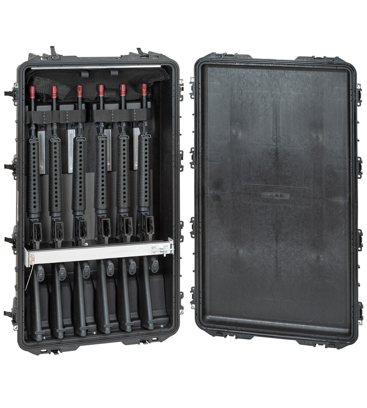 Levně Odolný vodotěsný kufr na 6 pušek 10826 Explorer Cases® / se zbraňovým systémem
