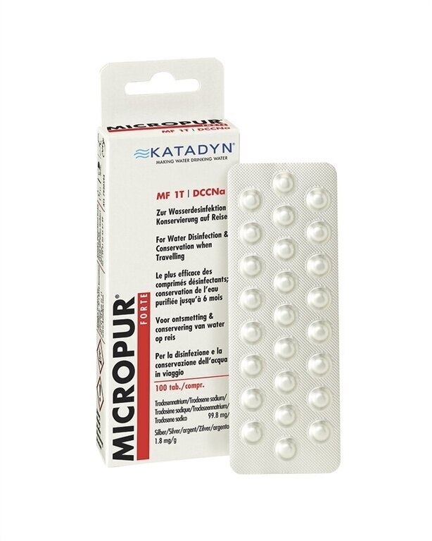 Levně Tablety na čištění vody Micropur Forte MF 1T Katadyn®, 50 tablet