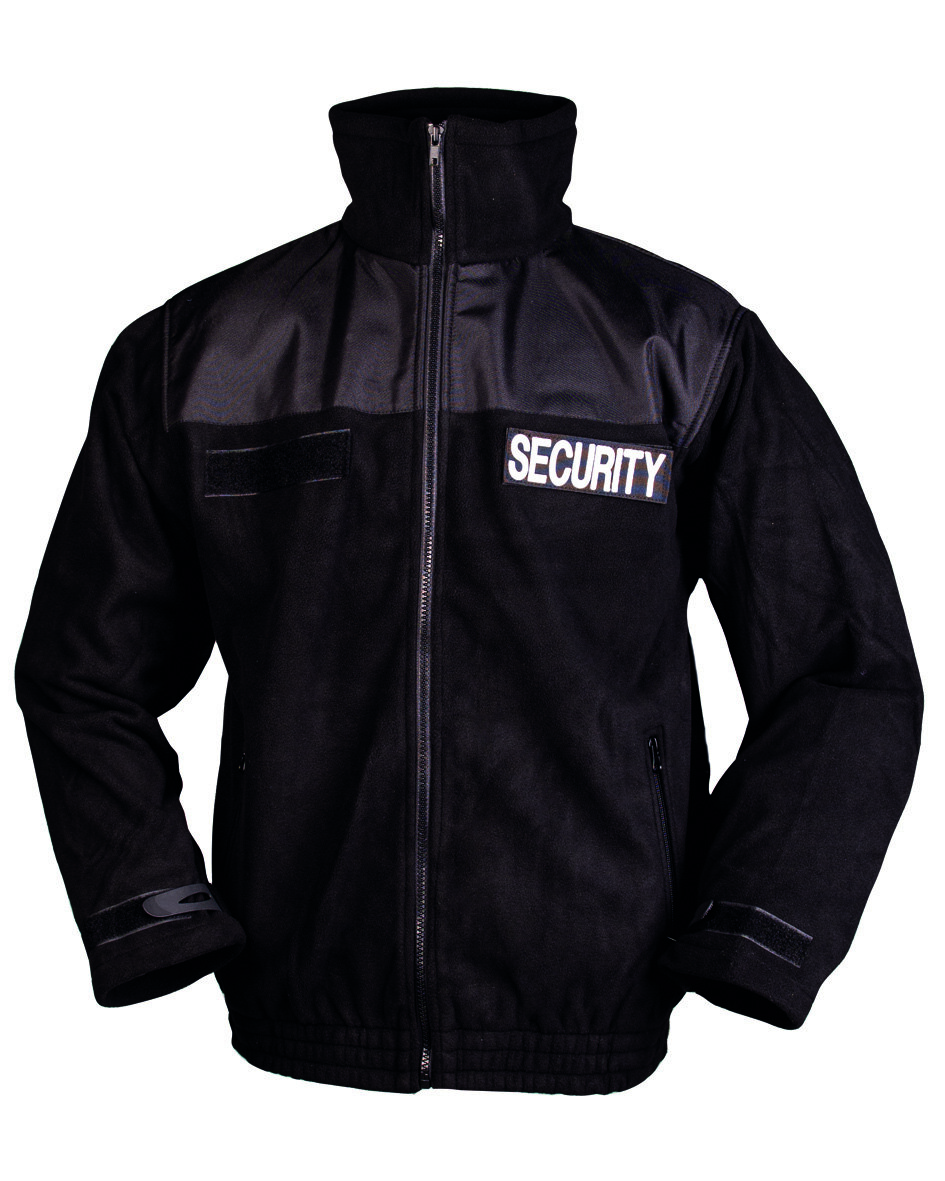 Levně SECURITY fleecová bunda Mil-Tec® - černá