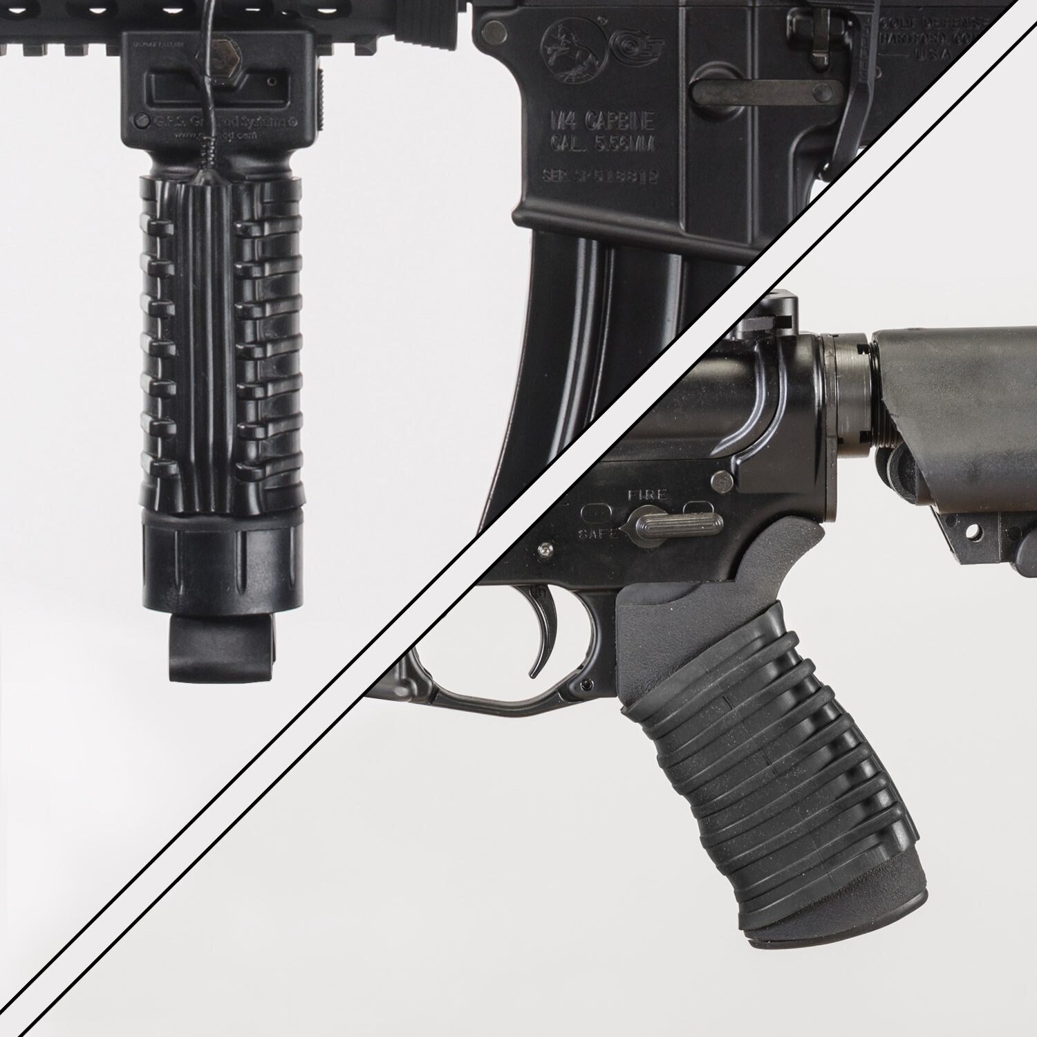 Levně Krytka Pistol Vertical Grip Sleeves 1,25" Manta Defense® – Černá