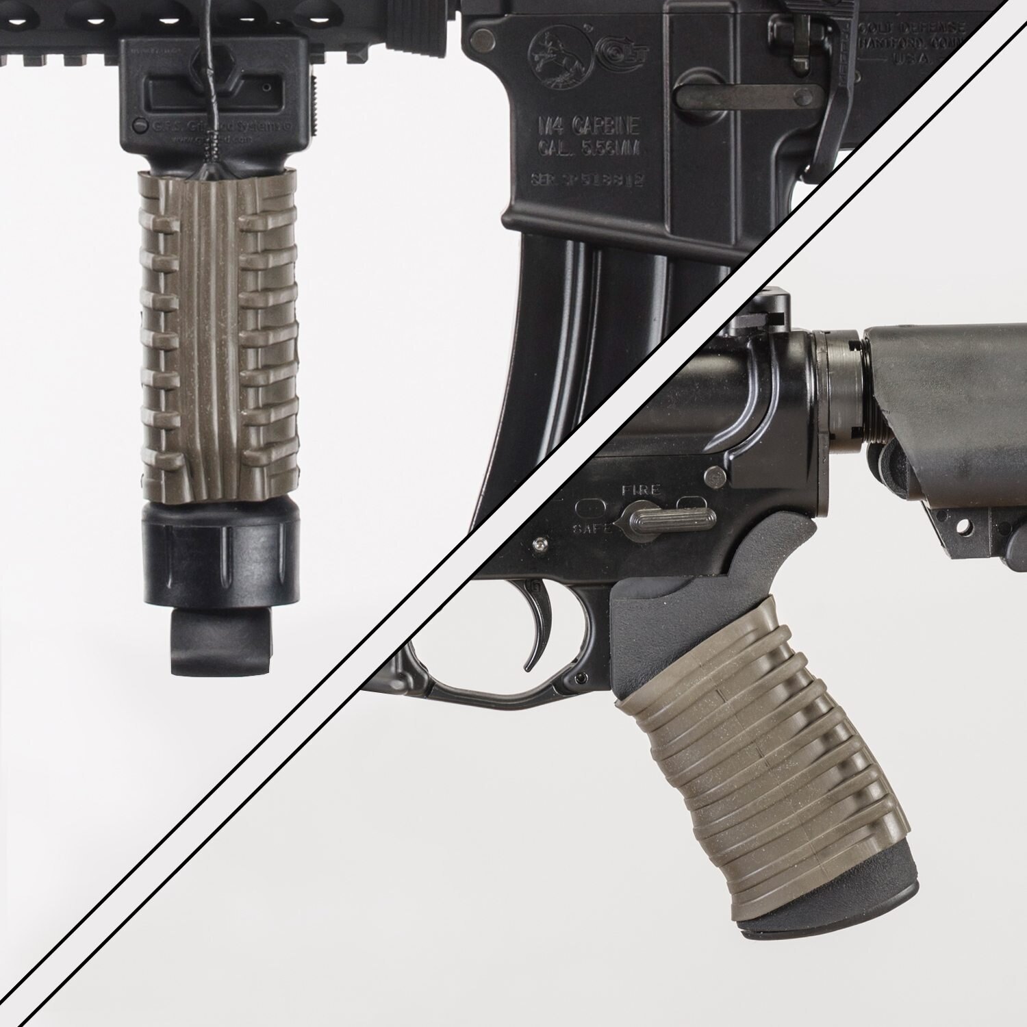 Levně Krytka Pistol Vertical Grip Sleeves 1,25" Manta Defense® – Olive Drab