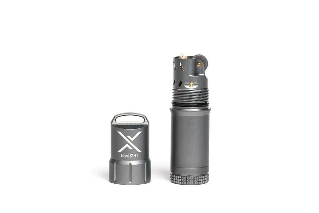 Levně Benzínový zapalovač titanLIGHT™ Exotac® – Gunmetal