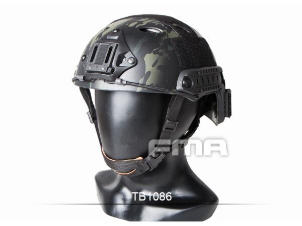 Levně Airsoftová helma Fast Helmet PJ FMA® – Multicam® Black
