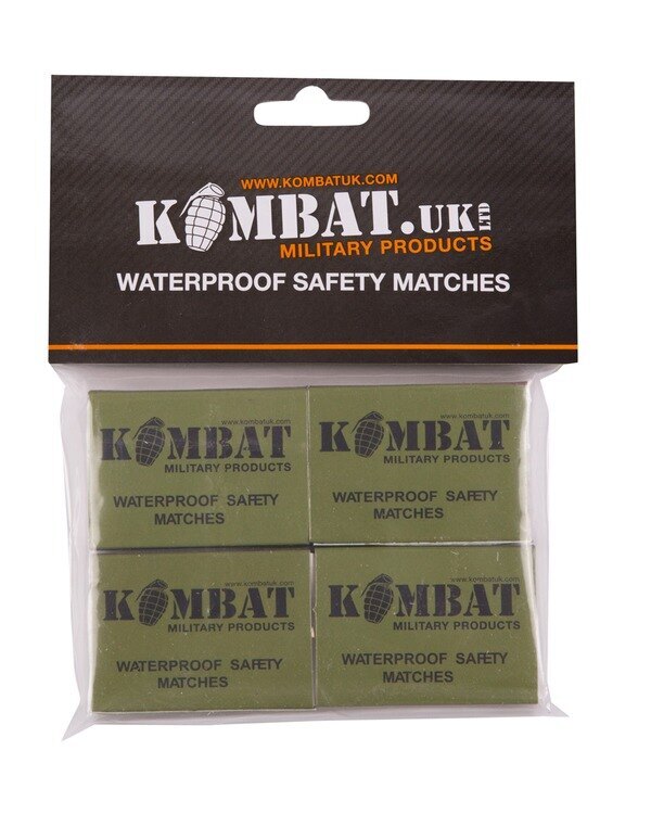 Levně Zápalky Waterproof Matches Kombat UK®, 4 ks