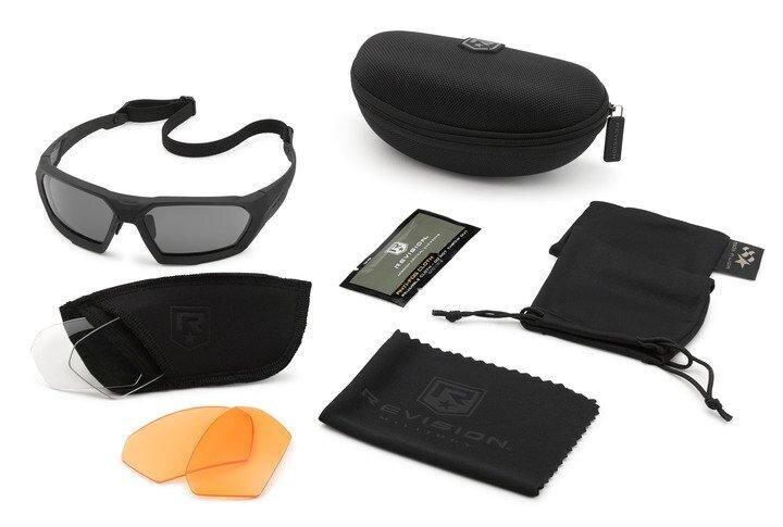 Levně Brýle Shadowstrike Shooters' Kit Revision®, 3 skla – Černá