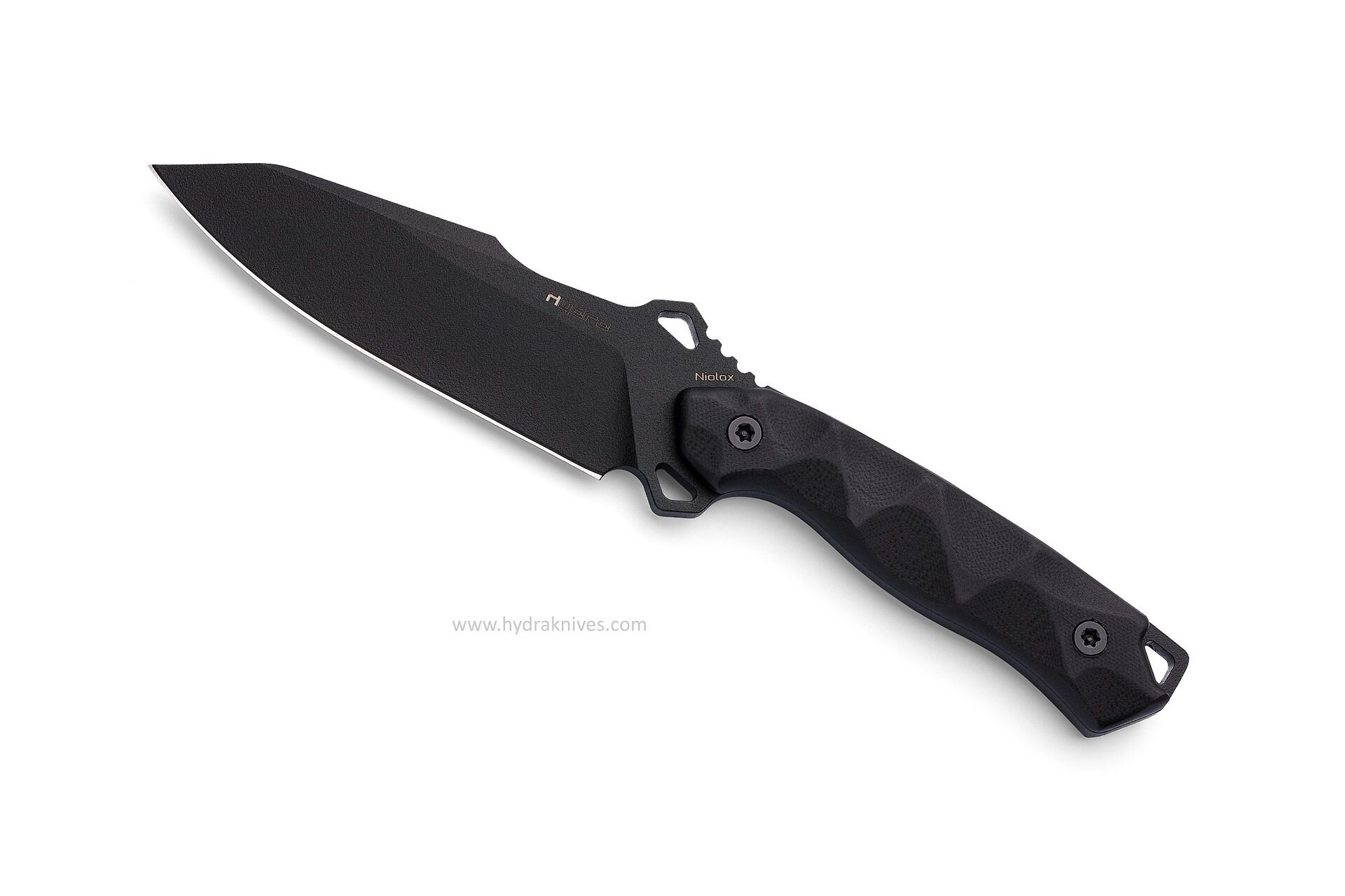 Levně Nůž Hecate II Hydra Knives® – Černá čepel, Černá