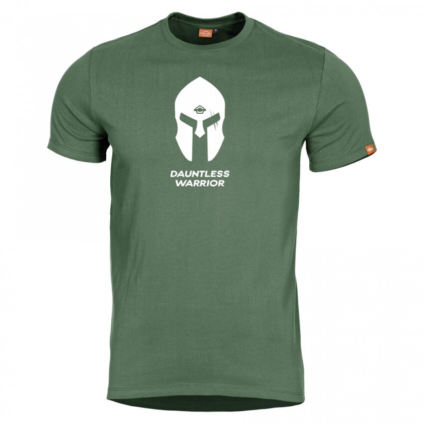 Levně Pánské tričko Spartan helmet Pentagon® – Olive Green