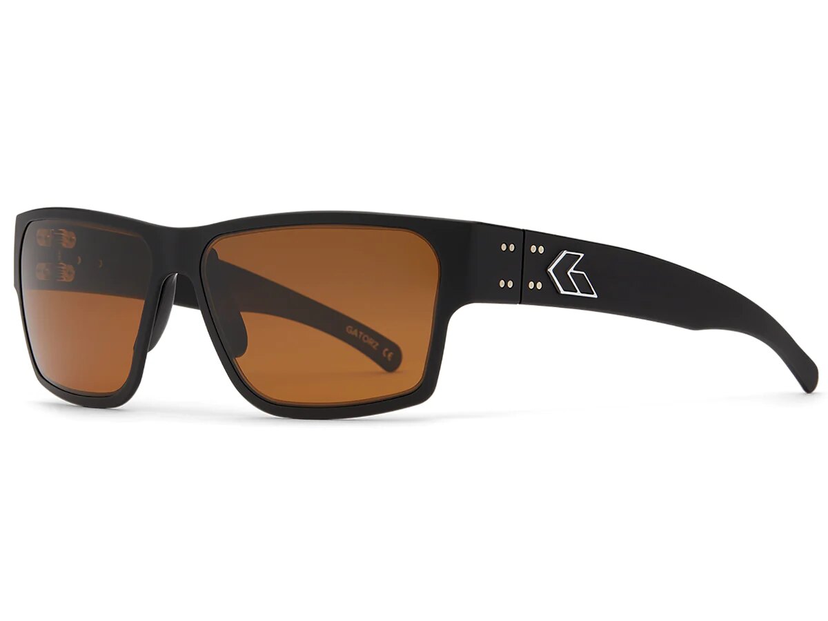 Levně Sluneční brýle Delta Polarized Gatorz® – Černá, Brown Polarized