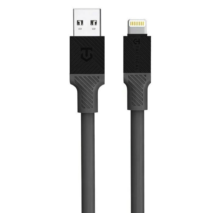 Levně Kabel Fat Man Cable Tactical®, USB-A/Lightning – Šedá