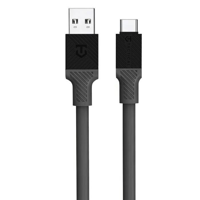 Levně Kabel Fat Man Cable Tactical®, USB-A/USB-C – Šedá
