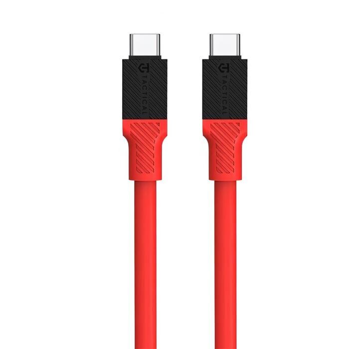 Levně Kabel Fat Man Cable Tactical®, USB-C/Lightning – Červená