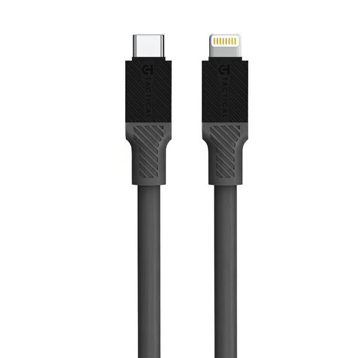 Levně Kabel Fat Man Cable Tactical®, USB-C/Lightning – Šedá