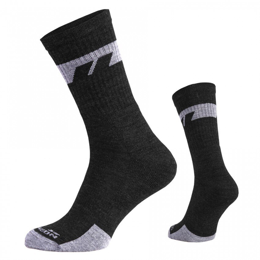Levně Ponožky Alpine Merino Medium Pentagon® – Černá