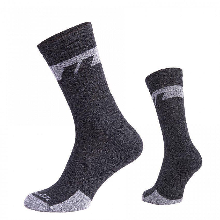 Levně Ponožky Alpine Merino Medium Pentagon® – Cinder Grey