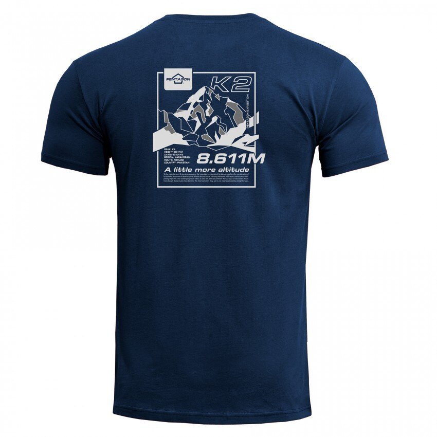 Levně Pánské tričko K2 Mountain Pentagon® – Modrá