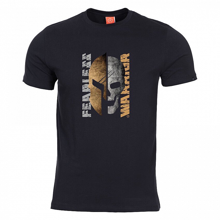 Levně Pánské tričko Fearless Warrior Pentagon® – Černá