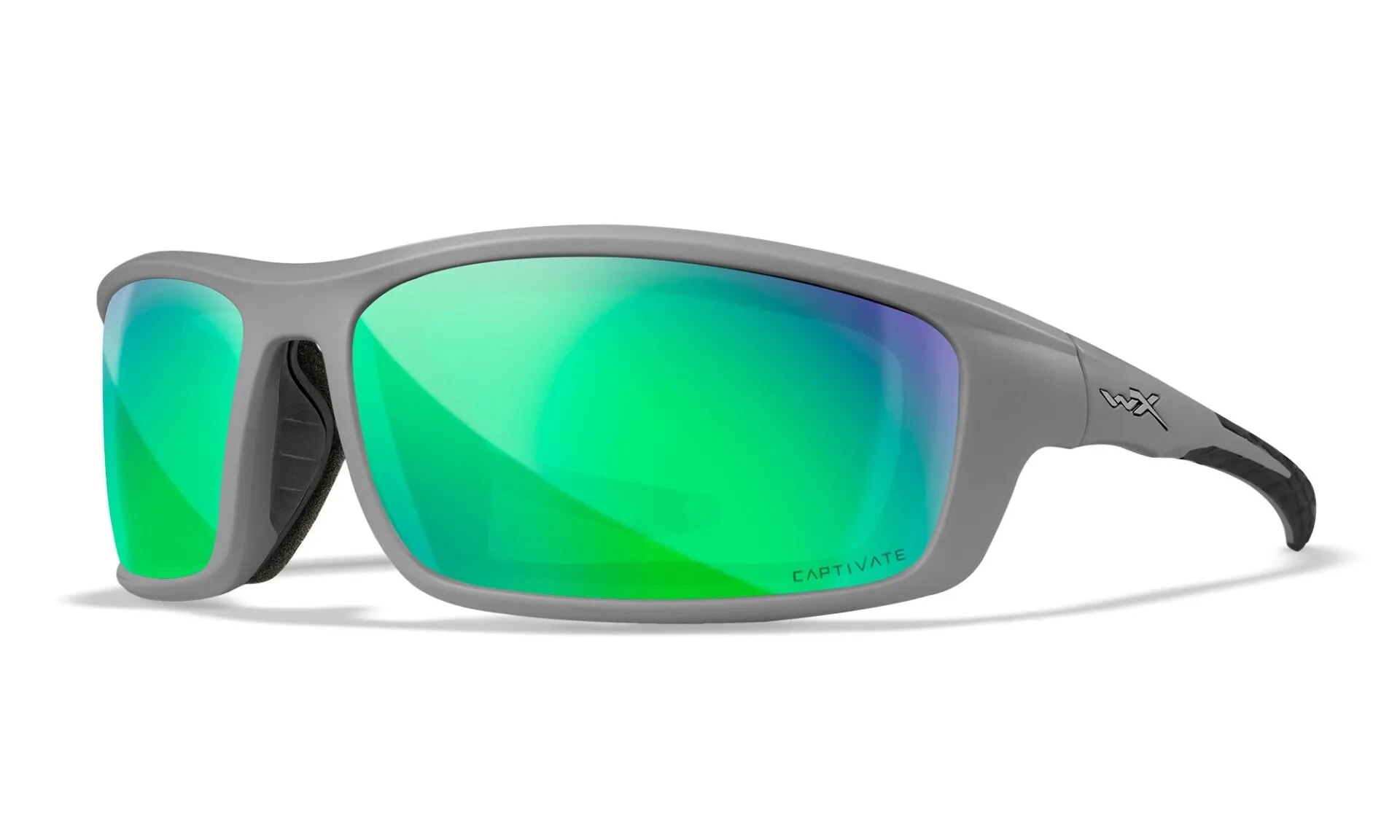 Levně Sluneční brýle Grid Captivate Wiley X® – Captivate™ šedé polarizované, Zelená
