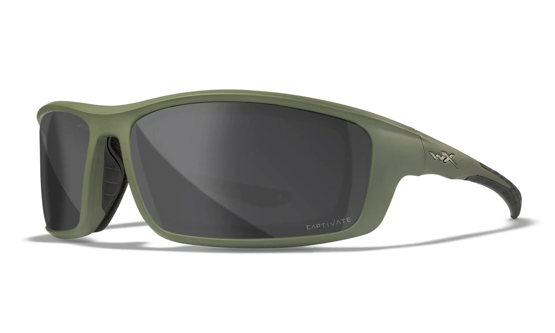 Levně Sluneční brýle Grid Captivate Wiley X® – Captivate™ zelené polarizované mirror, Šedá