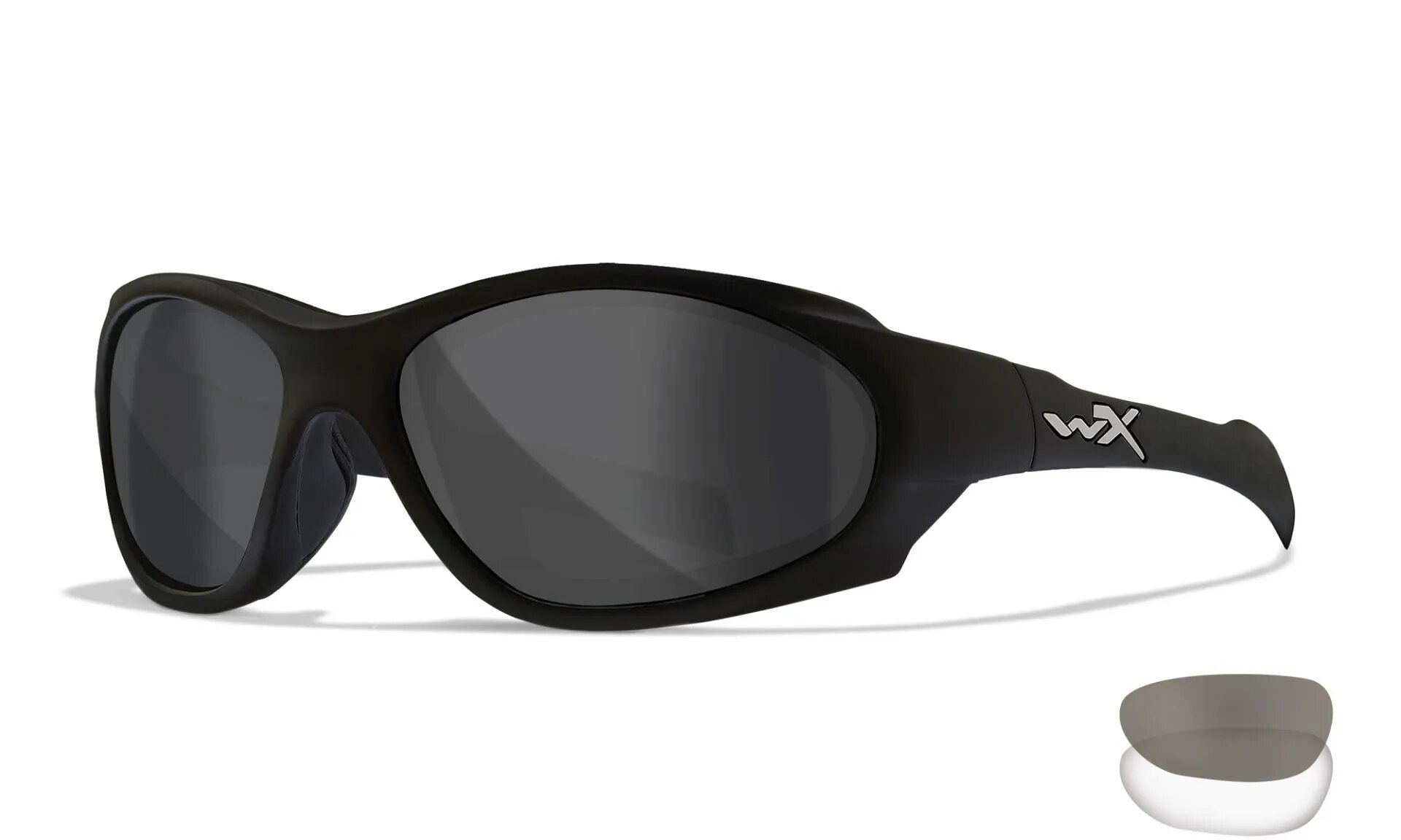 Levně Sluneční brýle Wiley X® XL-1 Advanced - černý rámeček, sada - čiré a kouřově šedé čočky