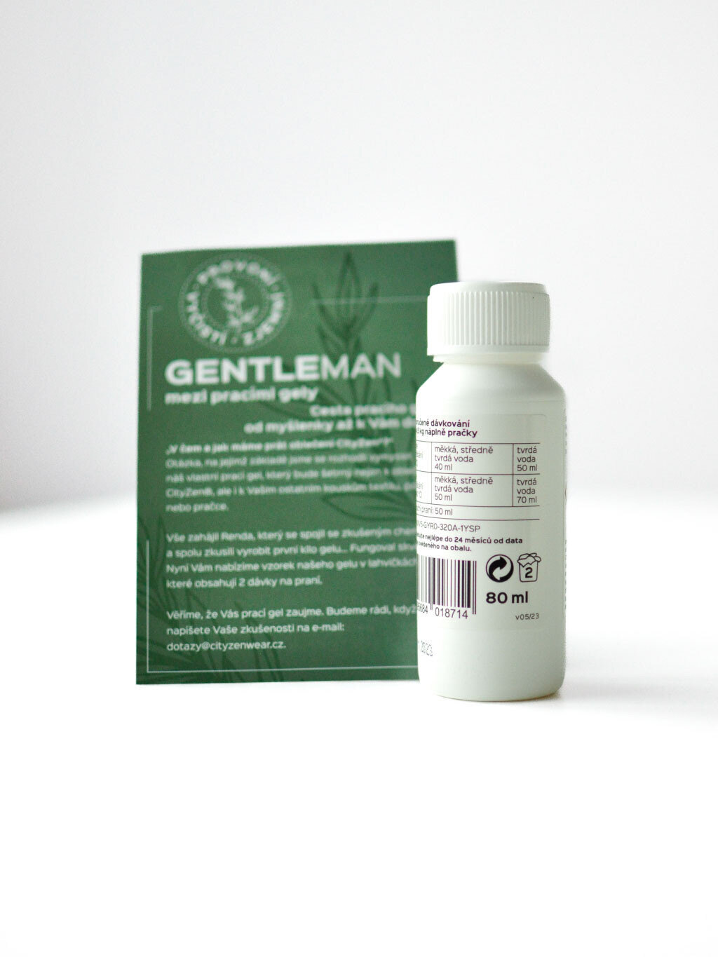 Levně Prací gel Gentleman CityZen®, 80 ml