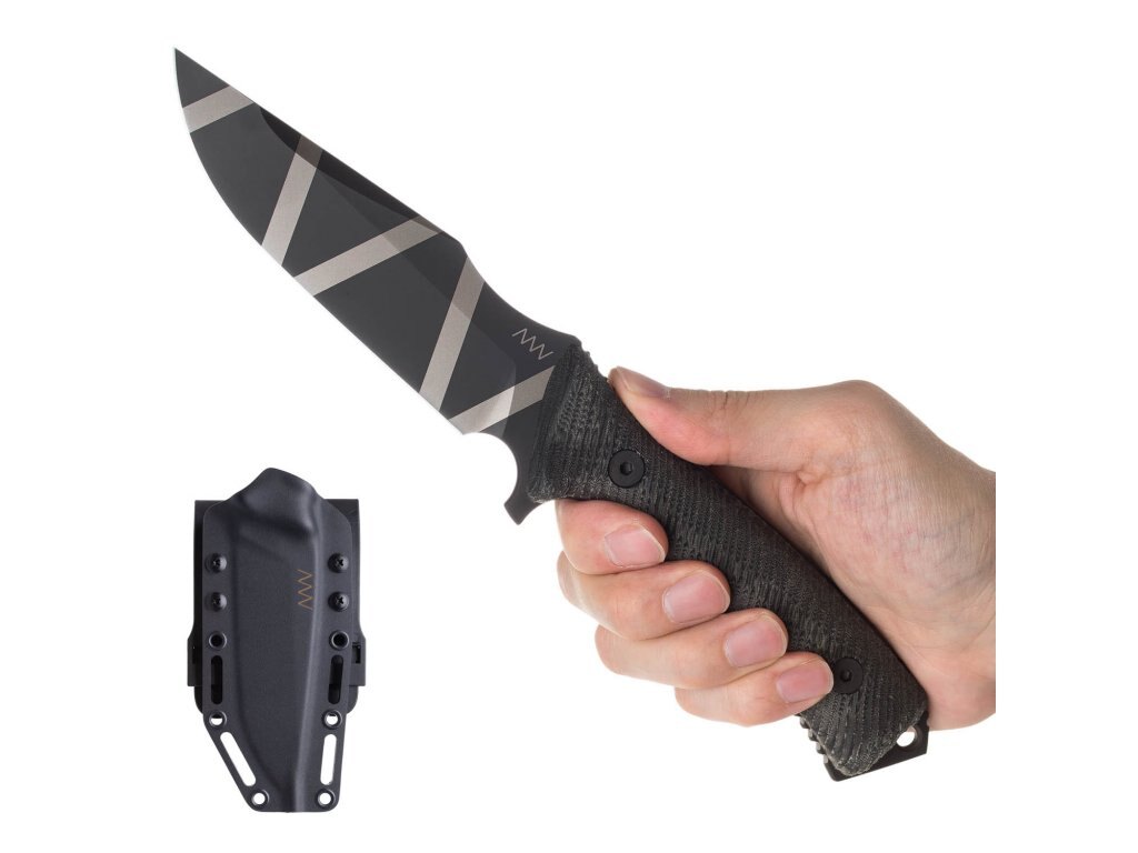 Levně Nůž s pevnou čepelí ANV® M311 Spelter – Černá