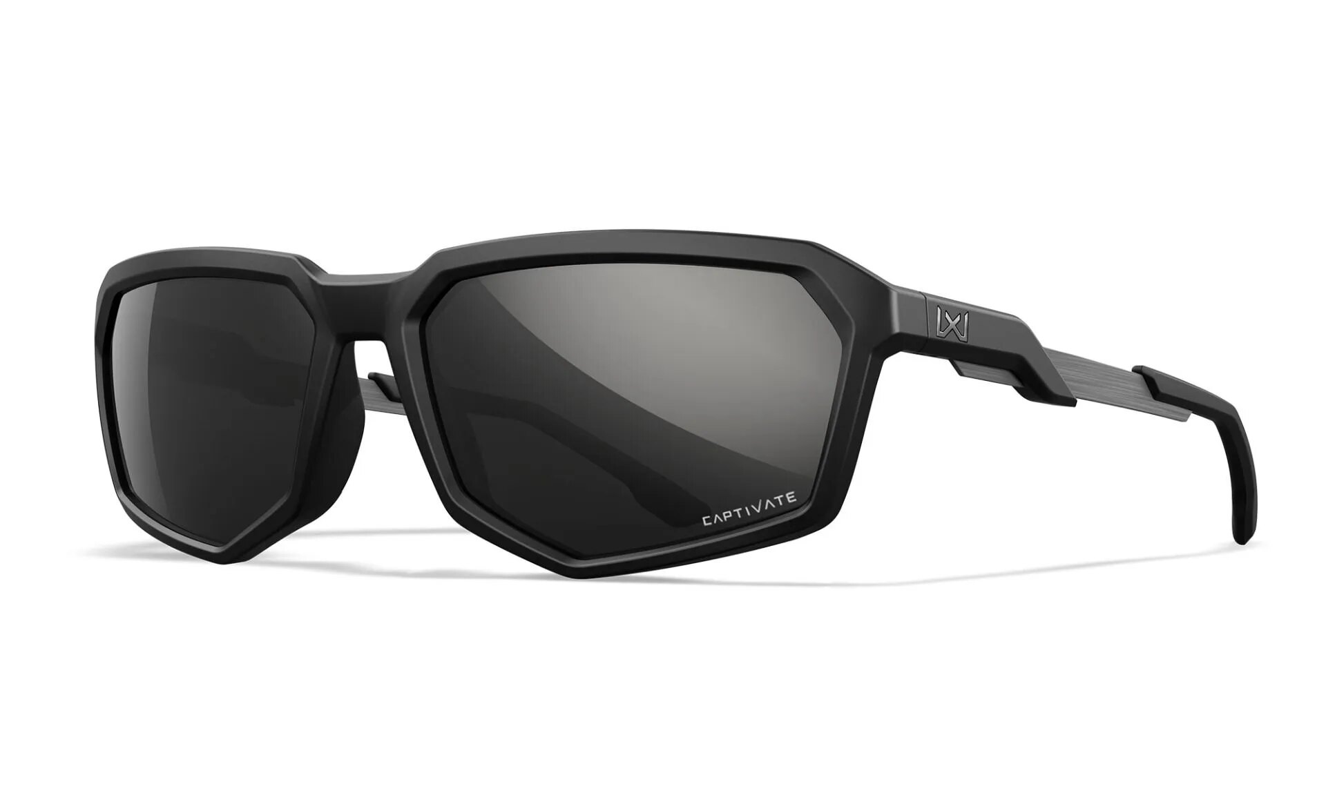 Levně Sluneční brýle Recon Captivate Wiley X® – Captivate™ černé polarizované Mirror, Černá