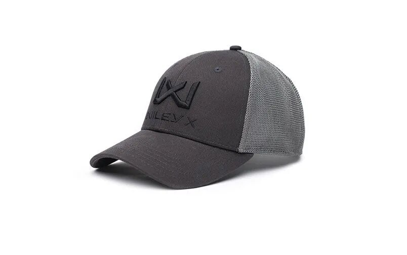 Levně Kšiltovka Trucker Cap Logo WX WileyX® – černá, Dark Grey