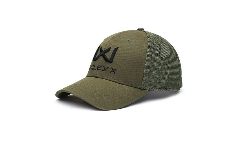 Levně Kšiltovka Trucker Cap Logo WX WileyX® – černá, Olive Green