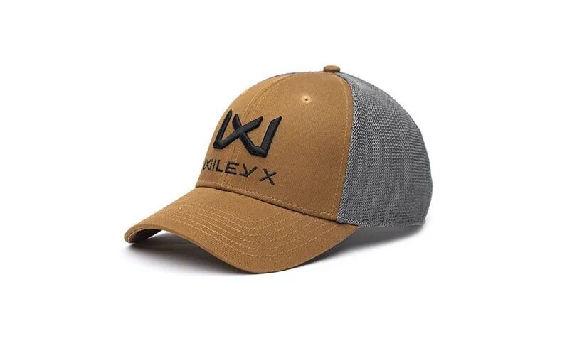 Levně Kšiltovka Trucker Cap Logo WX WileyX® – černá, Tan/Grey