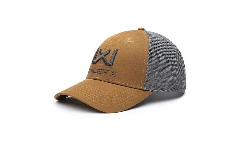 Levně Kšiltovka Trucker Cap Logo WX WileyX® – Dark Grey, Tan/Grey