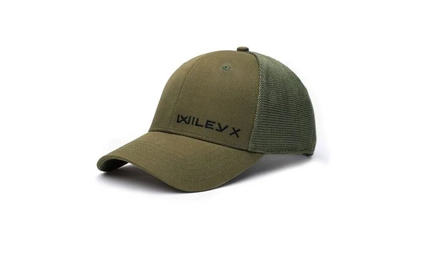 Levně Kšiltovka Trucker Cap Logo Wiley X® – černá, Olive Green