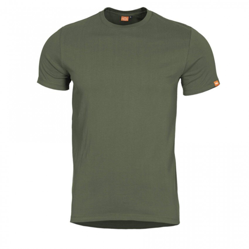 Levně Pánské tričko Ageron Blank Pentagon® – Olive Green
