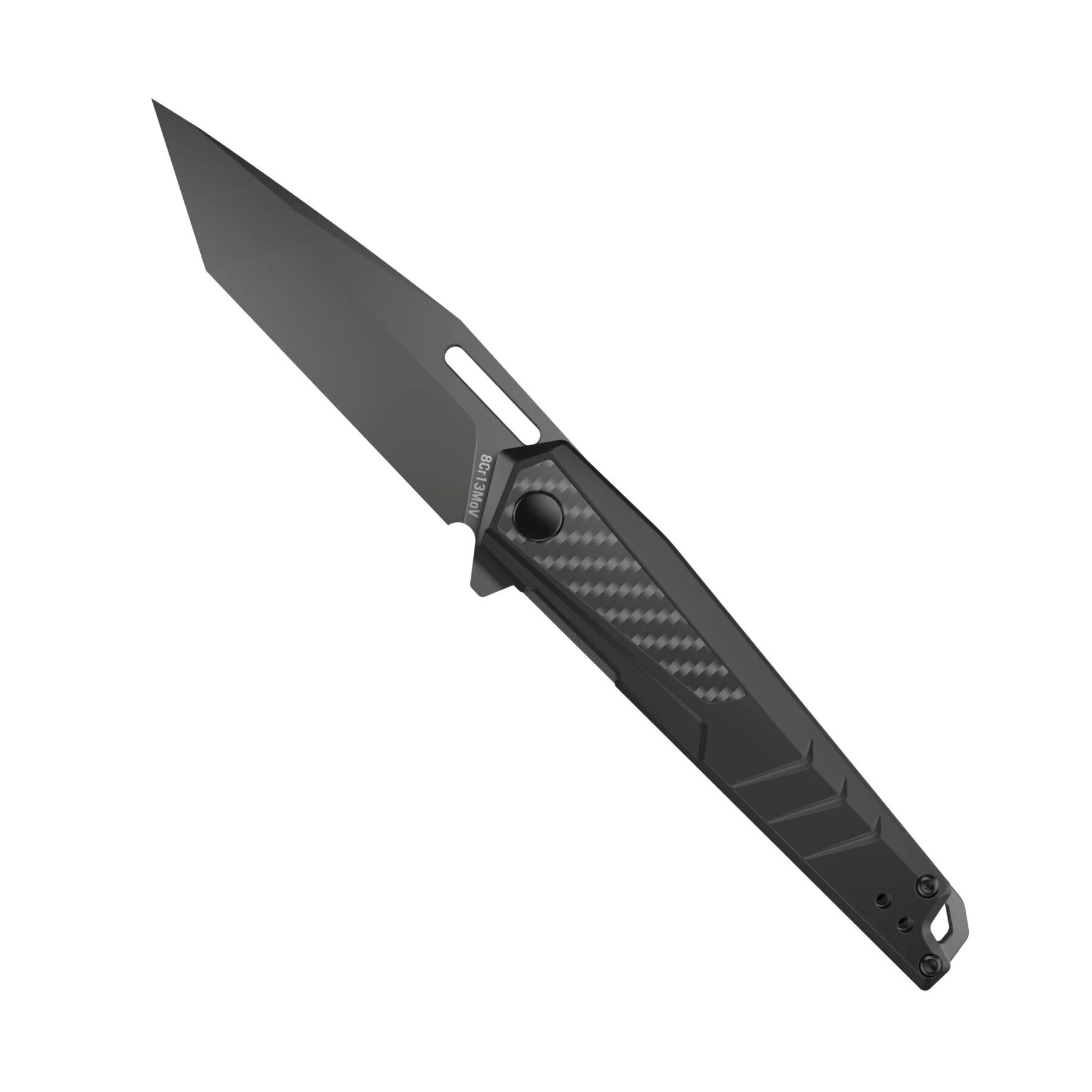 Kapesní nůž RAV-6 Real Avid® (Barva: Černá, Varianta: Černá čepel)