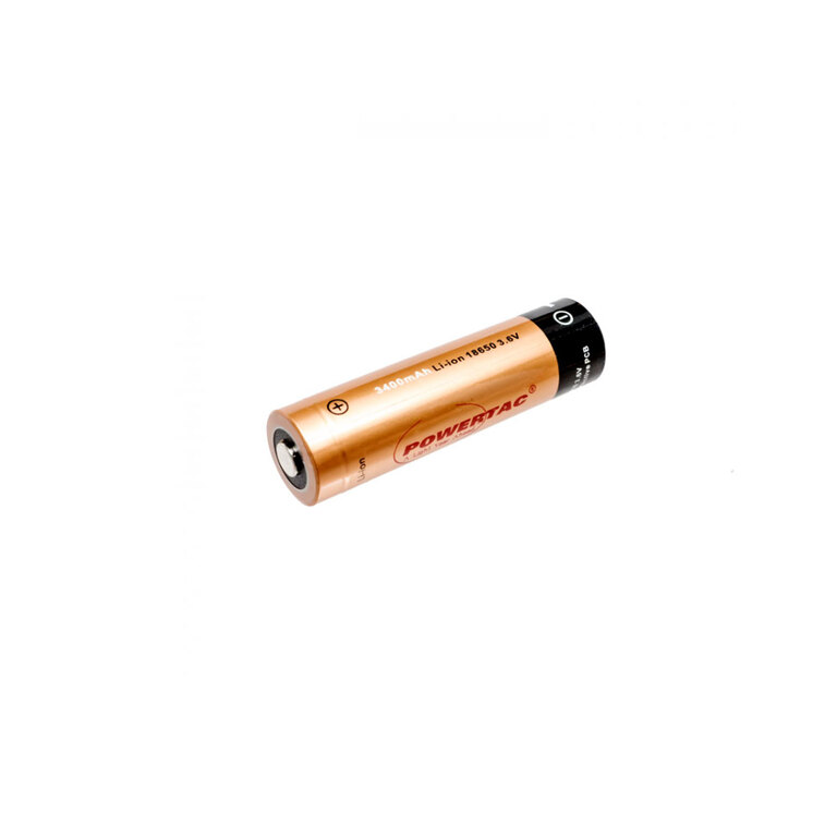 Baterie Powertac® 18650 dobíjecí (3400 mAh)