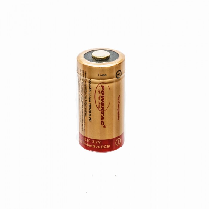 Baterie RCR123A PowerTac® dobíjecí (650 mAh)
