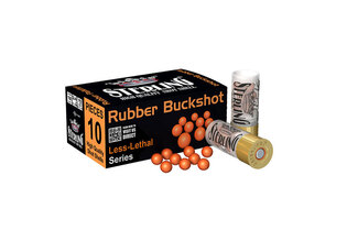 Brokové náboje Defense Rubber Buckshot Sterling® / 12/70 / 10 ks