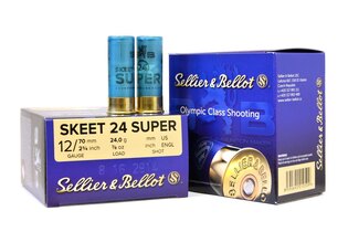 Brokové náboje Skeet 24 Super Sellier & Bellot® / 12/70* / 24 g / 25 ks