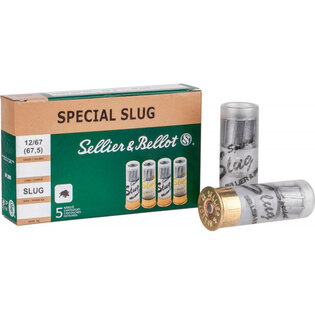 Brokové náboje Speciál Slug Sellier&Bellot® / 12/65 / 32 g / 5 ks
